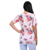 Kaamastra Casual Regular Sleeve Floral Print Women's Top